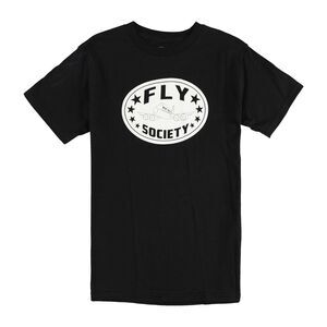 Fly Society Mens The Classic Ko Graphic T-Shirt, Black, NWT